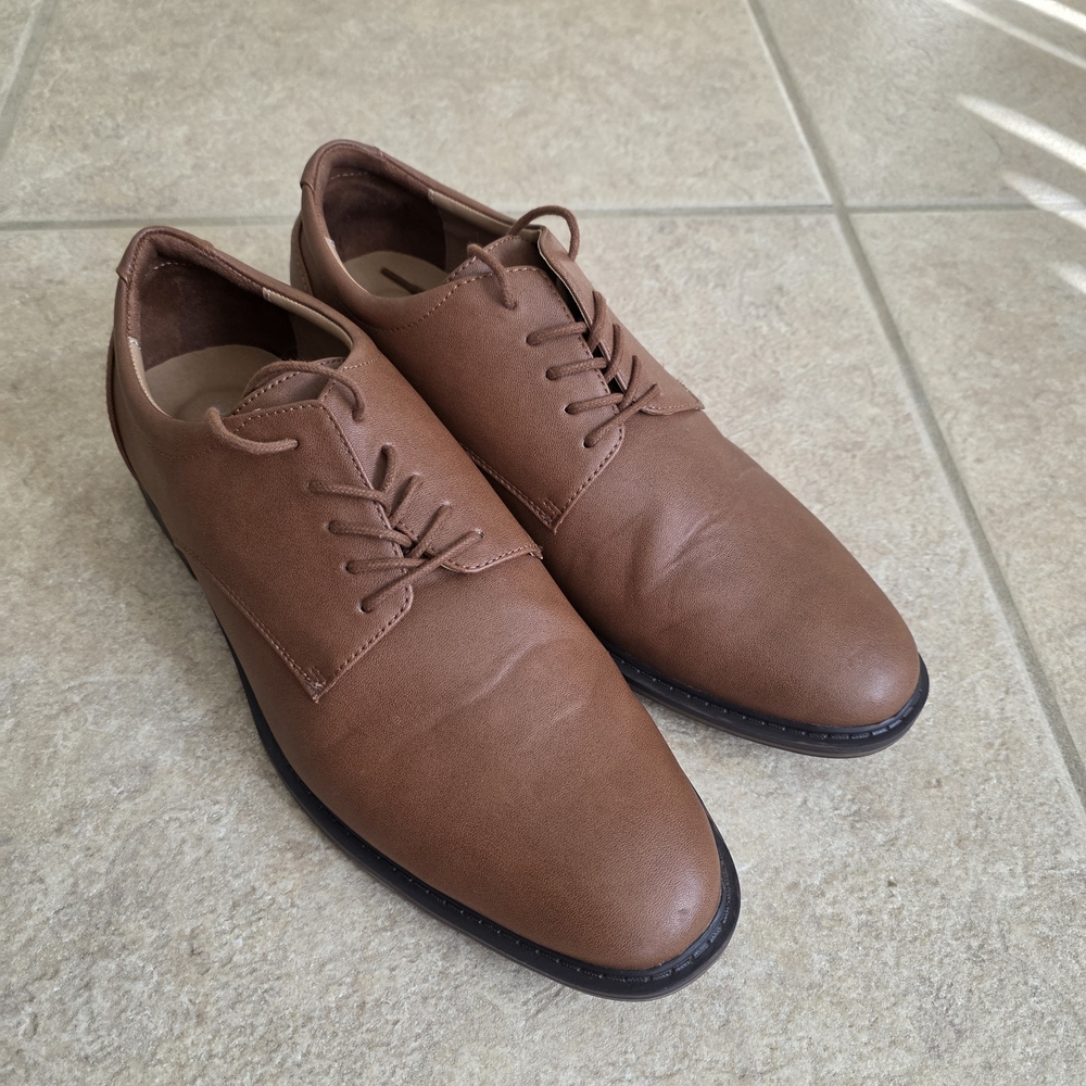 Men's Brown Lace-Up Shoes Men's Leo Dress Shoes - Goodfellow & Co™
